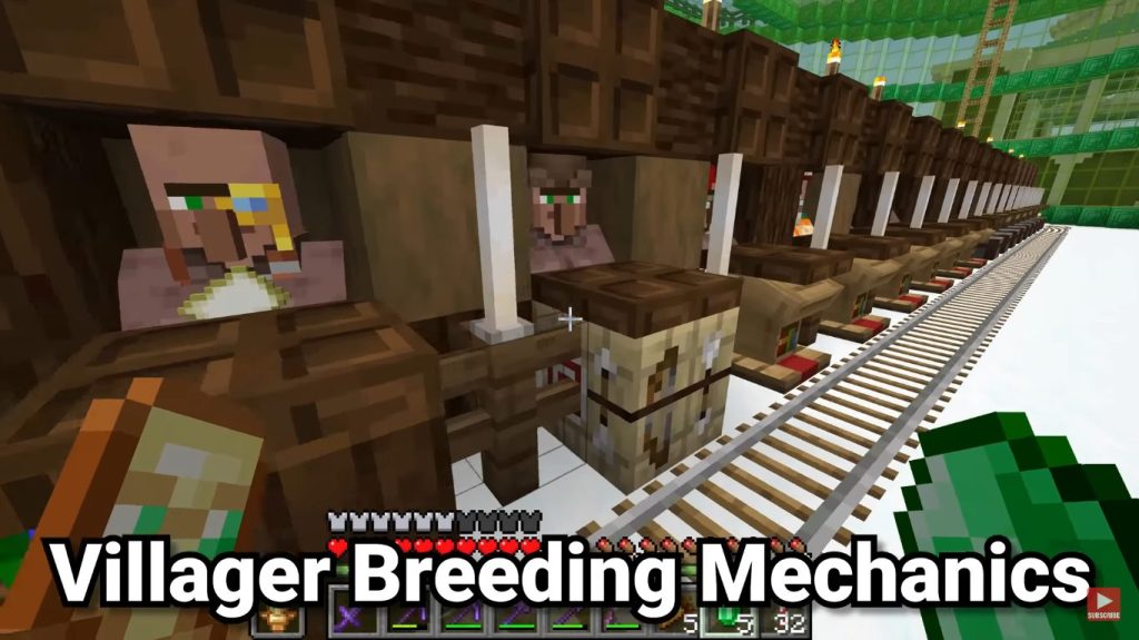 Breed Villagers in Minecraft